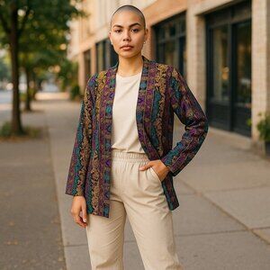 RVCA Multicolor Patterned Jacket